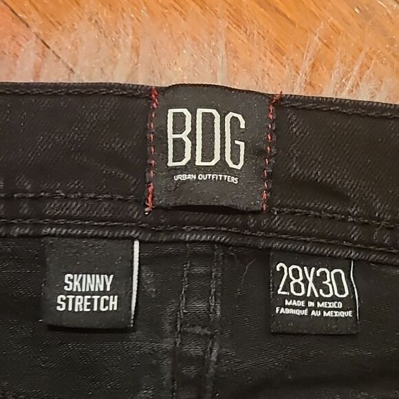 BDG Urban outfitters black skinny stretch jeans size 28x30 - Picture 3 of 7